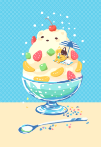 【ポストカード】しろくまかき氷 【ポストカード】しろくまかき氷