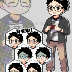 声優丸山エレキ様YouTubeアバターイラスト