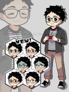 声優さんのYouTubeアバターイラスト 声優さんのYouTubeアバターイラスト