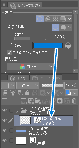 初心者向け Clip Studioでフチ 半透明のフチをつける方法 Ichisaeki Com