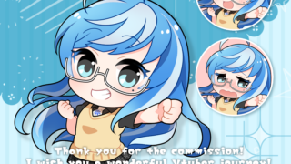 Vtuberの吹雪ブリエル様デフォルメイラスト