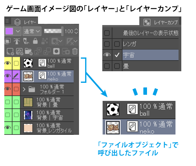 ゲームイメージのサンプル01